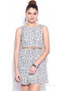 Mast & Harbour Women's Gathered Dress
